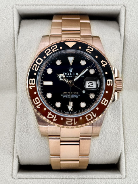 2022 Rolex GMT-Master II "Rootbeer" 40mm 126715CHNR Rose Gold