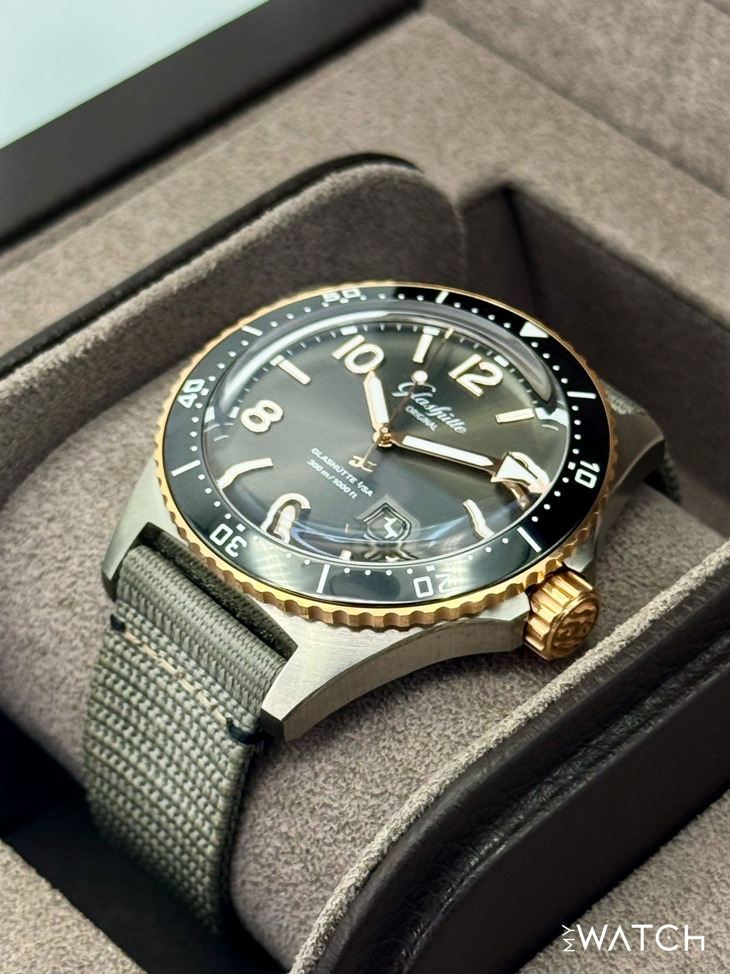 2024 Glashütte Seaq Panorama Date 43.2mm 1-36-13-04-91-34 Red Gold - MyWatchLLC