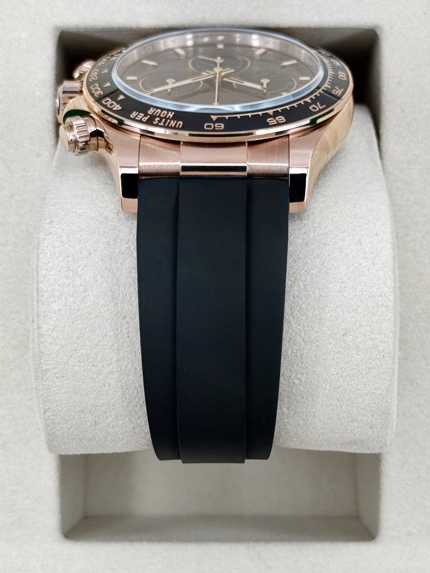 2026 Rolex Daytona 40mm 126515LN Rose Gold Oysterflex Chocolate Dial