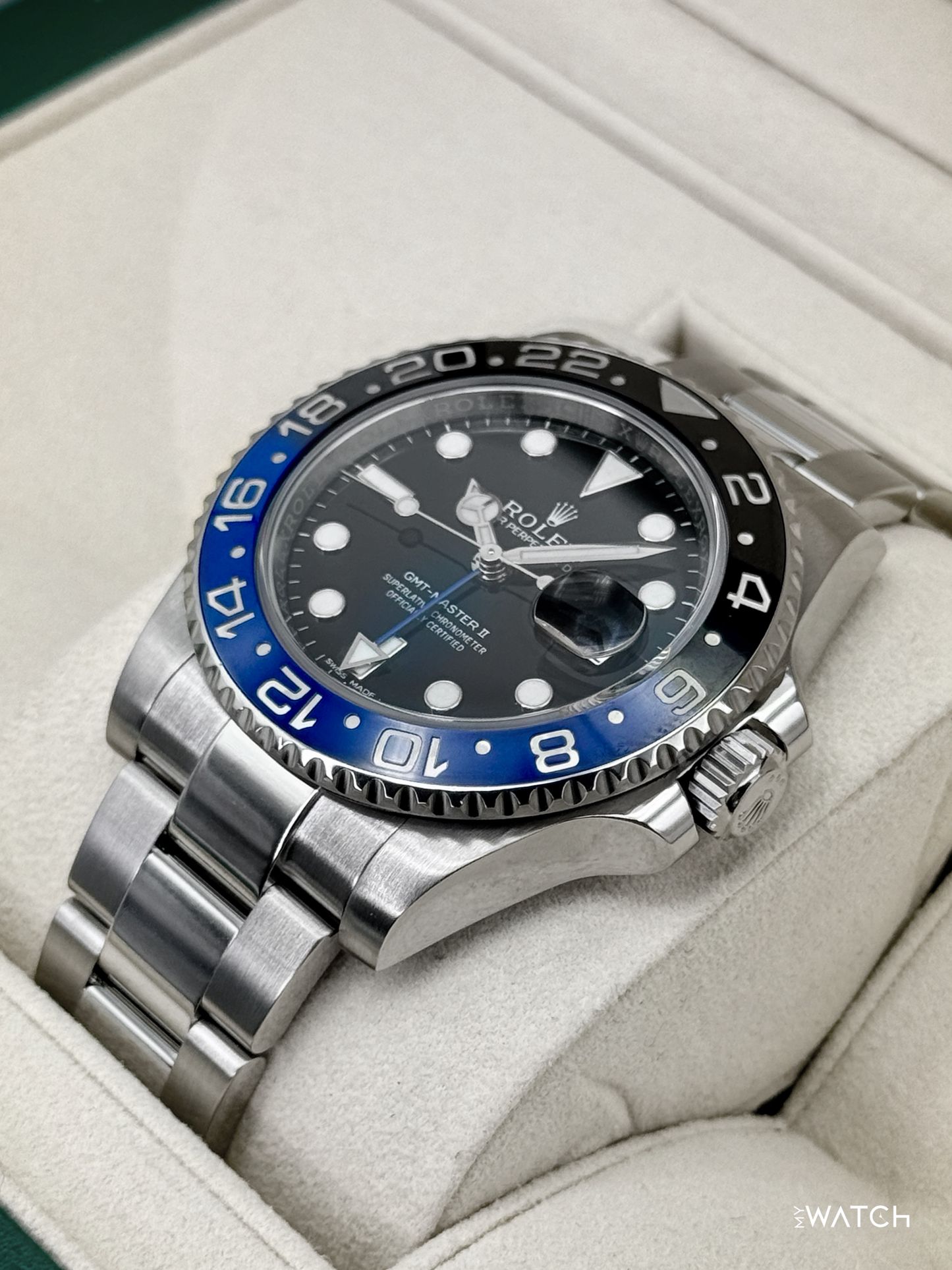 2014 Rolex GMT-Master II "Batman" 40mm 116710BLNR Oyster - MyWatchLLC