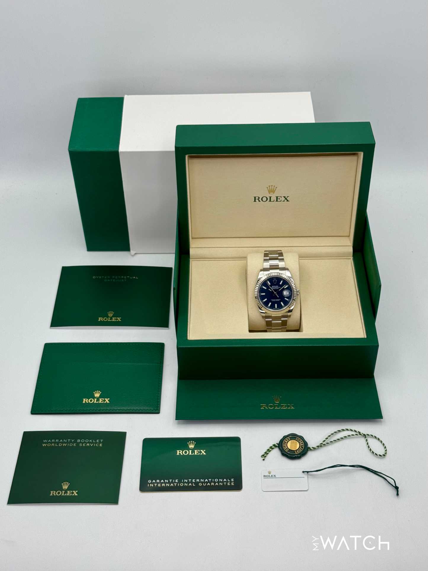 NEW 2025 Rolex Datejust 41mm 126334 Stainless Steel Oyster Blue Dial