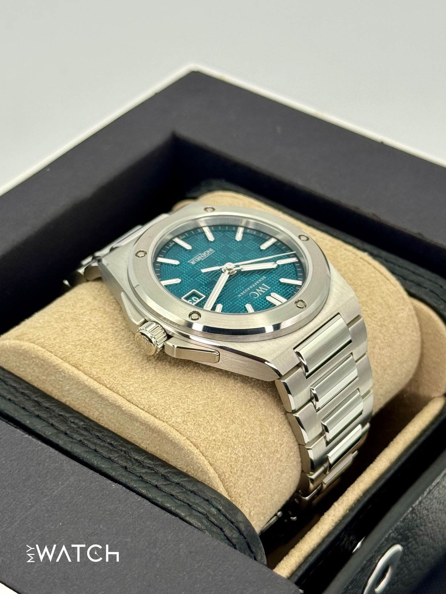 NEW 2025 IWC Ingenieur Automatic 40mm IW328903 Aqua Dial