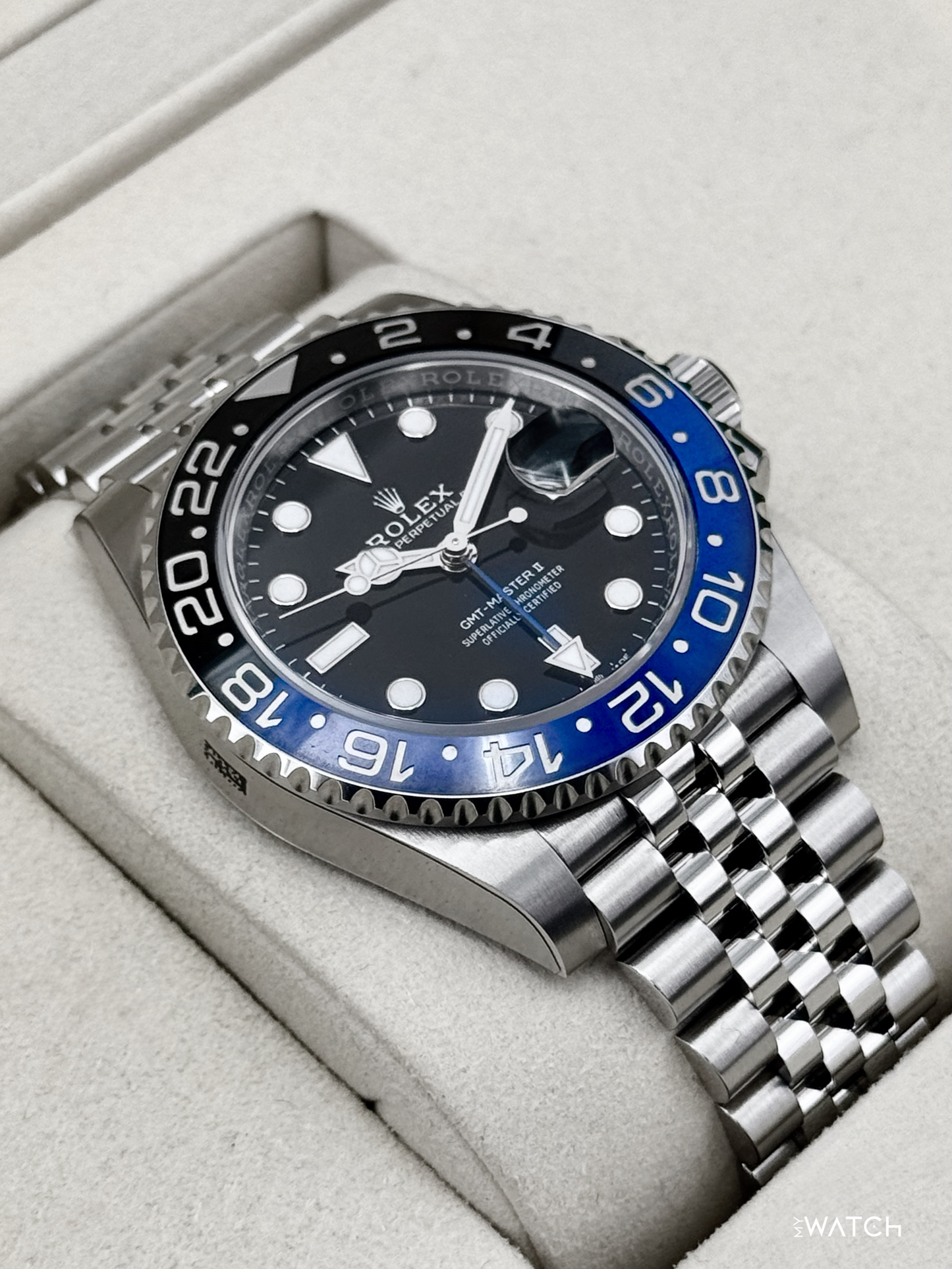 NEW 2026 Rolex GMT-Master II "Batgirl" 40mm 126710BLNR Jubilee (STICKERED)