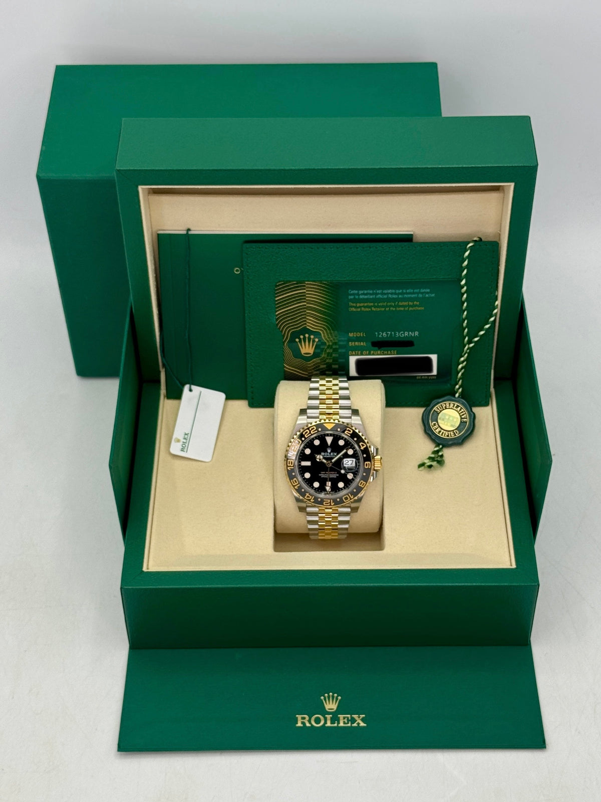 2025 Rolex GMT-Master II Zombie 40mm 126713GRNR Two-Tone Jubilee