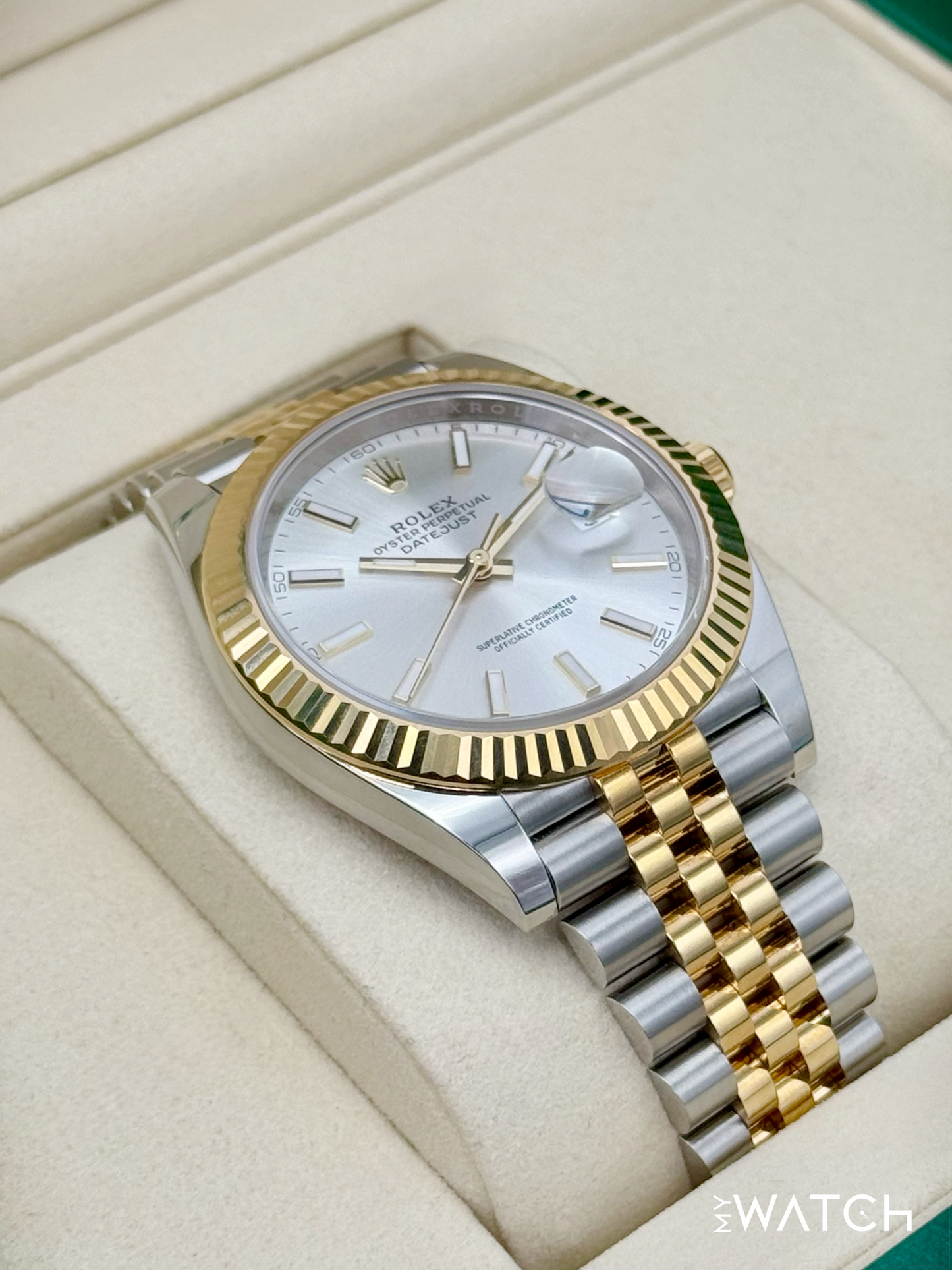 NEW 2025 Rolex Datejust 41mm 126333 Two-Tone Jubilee Silver Dial