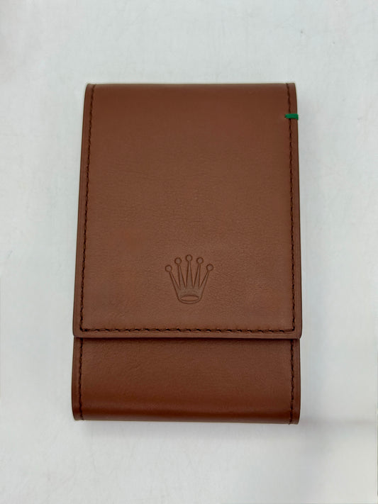 Rolex Leather Watch Travel Pouch