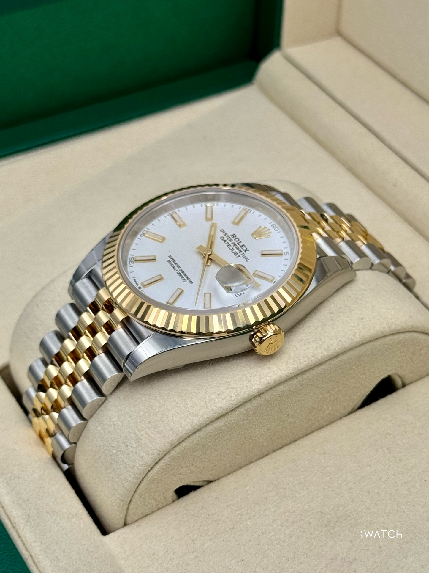 NEW 2025 Rolex Datejust 41mm 126333 Two-Tone Jubilee White Dial (STICKERED)