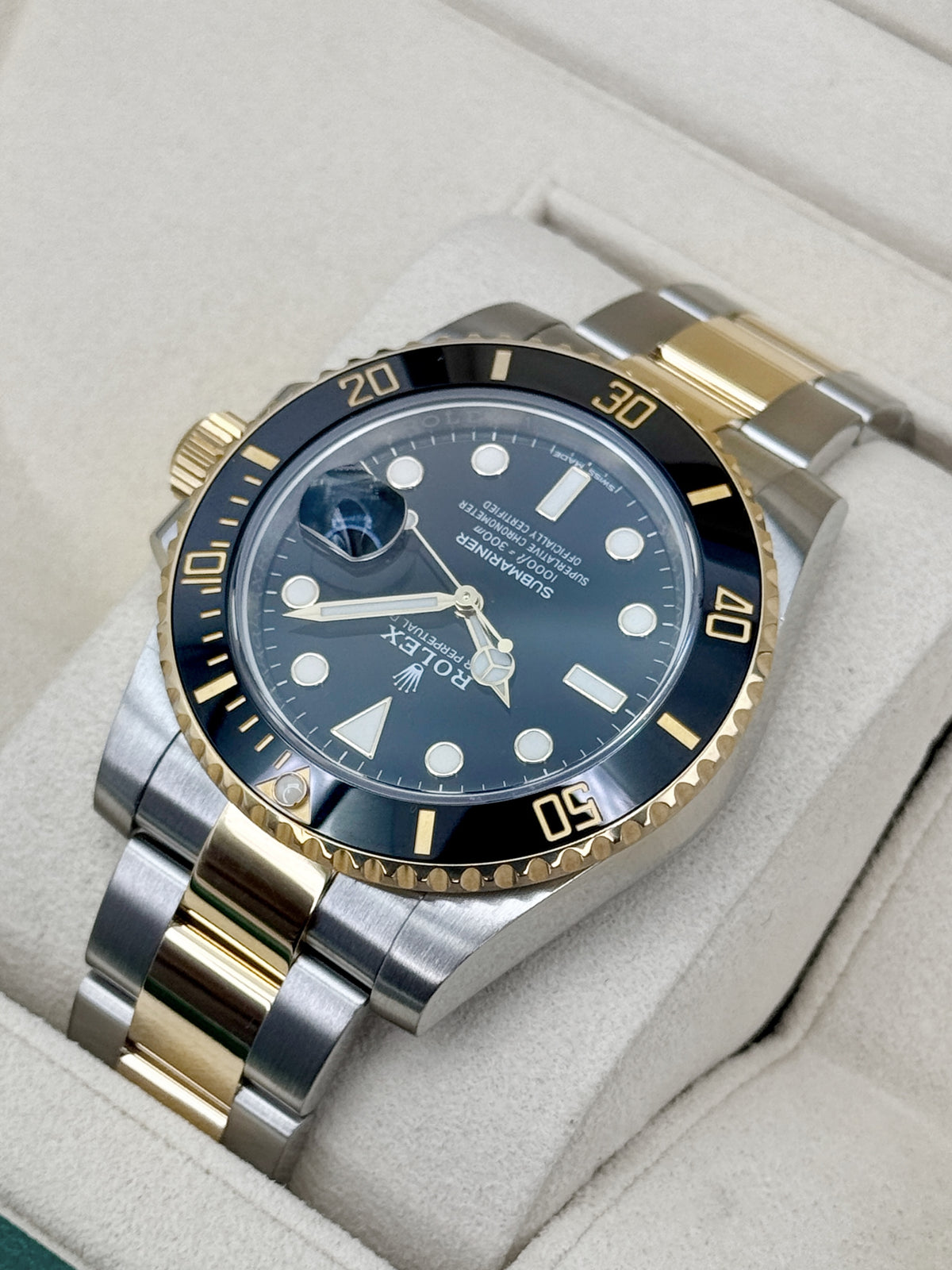2019 Rolex Submariner 41mm 116613LN Two-Tone Black Dial