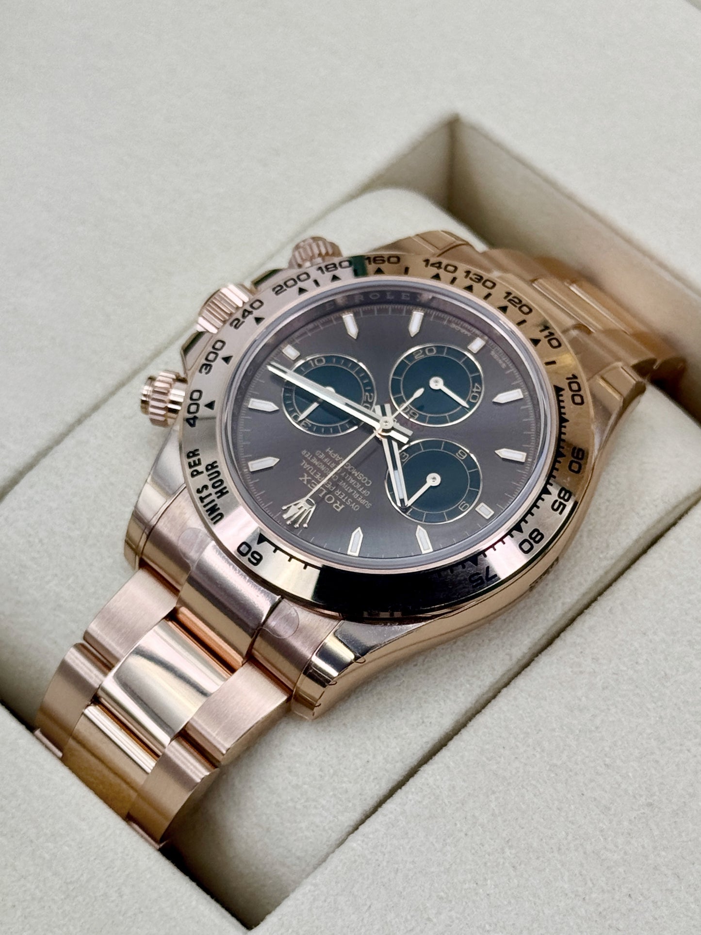 NEW 2026 Rolex Daytona 40mm 126505 Rose Gold Chocolate Dial - STICKERED