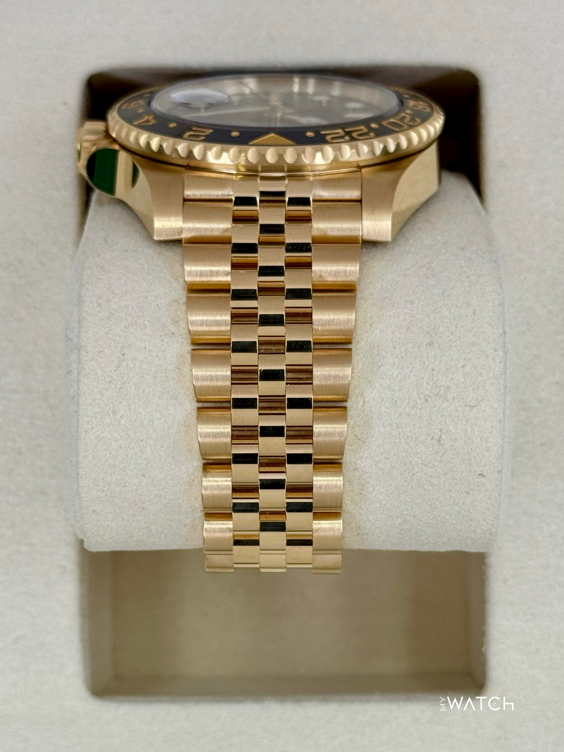 NEW 2025 Rolex GMT-Master II 40mm 126718GRNR Jubilee Black Dial (STICKERED) - MyWatchLLC