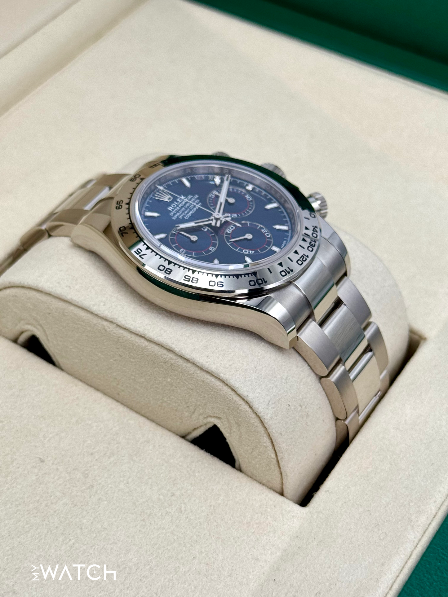 NEW 2025 Rolex Daytona 40mm 126509 White Gold Blue Dial