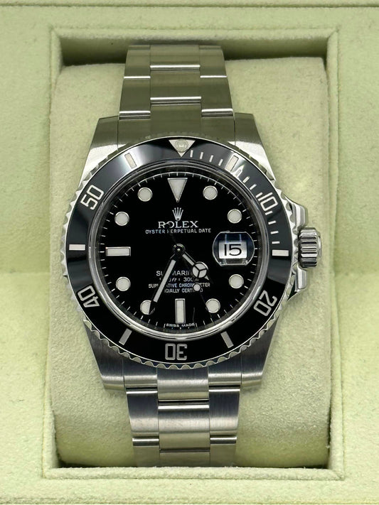 2012 Rolex Submariner Date 40mm 116610 Stainless Steel Black Dial - MyWatchLLC