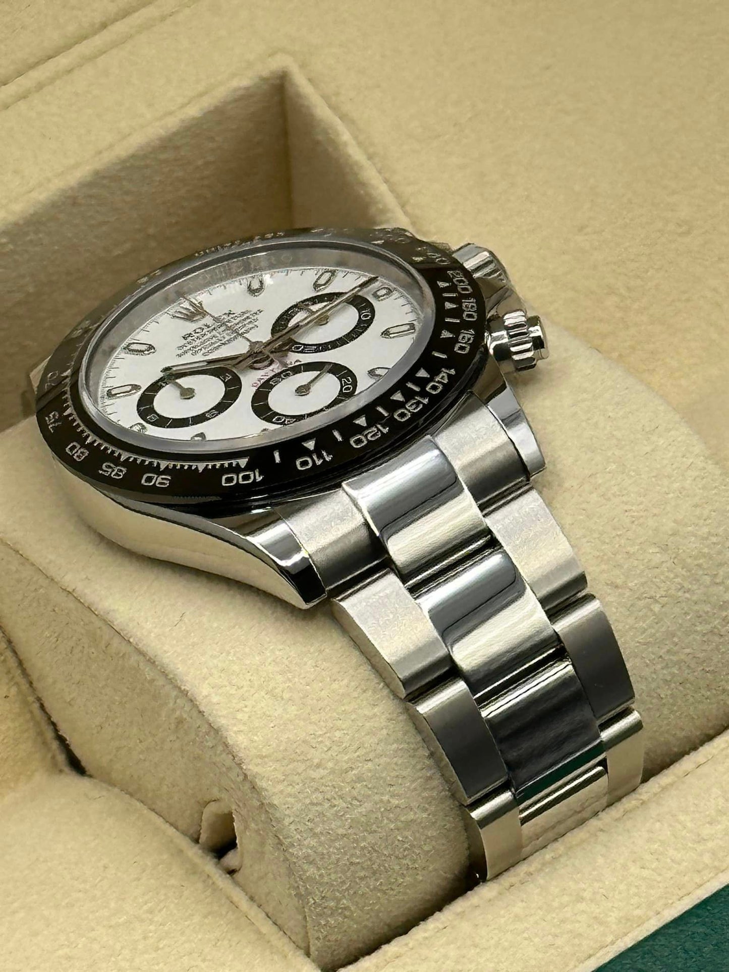 2023 Rolex Daytona 116500LN Stainless Steel White Panda Index Dial - MyWatchLLC