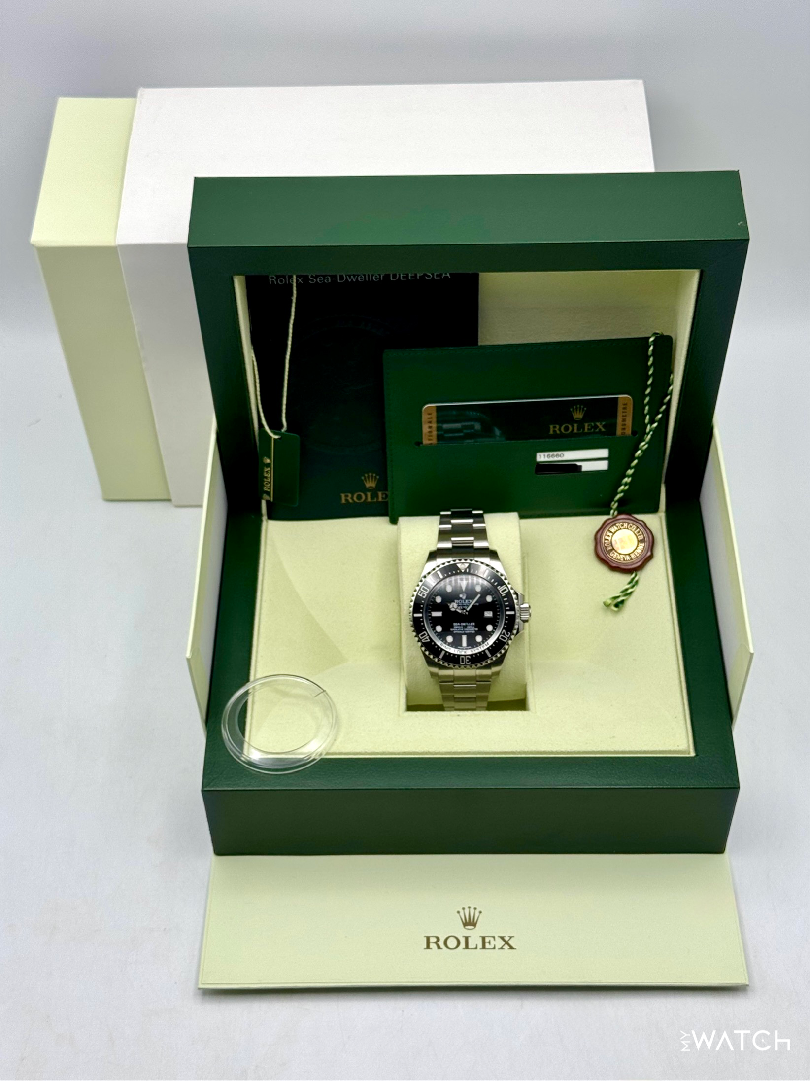 2015 Rolex Deepsea 44mm 116660 Stainless Steel Black Dial - MyWatchLLC