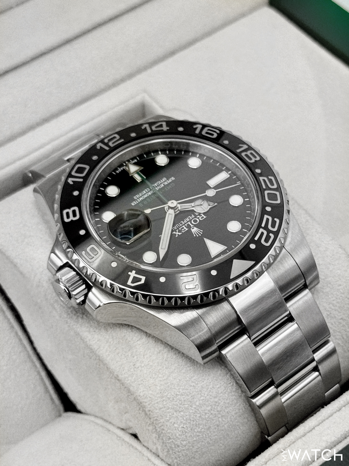 2015 Rolex GMT-Master II 40mm 116710LN Stainless Steel Black Dial - MyWatchLLC
