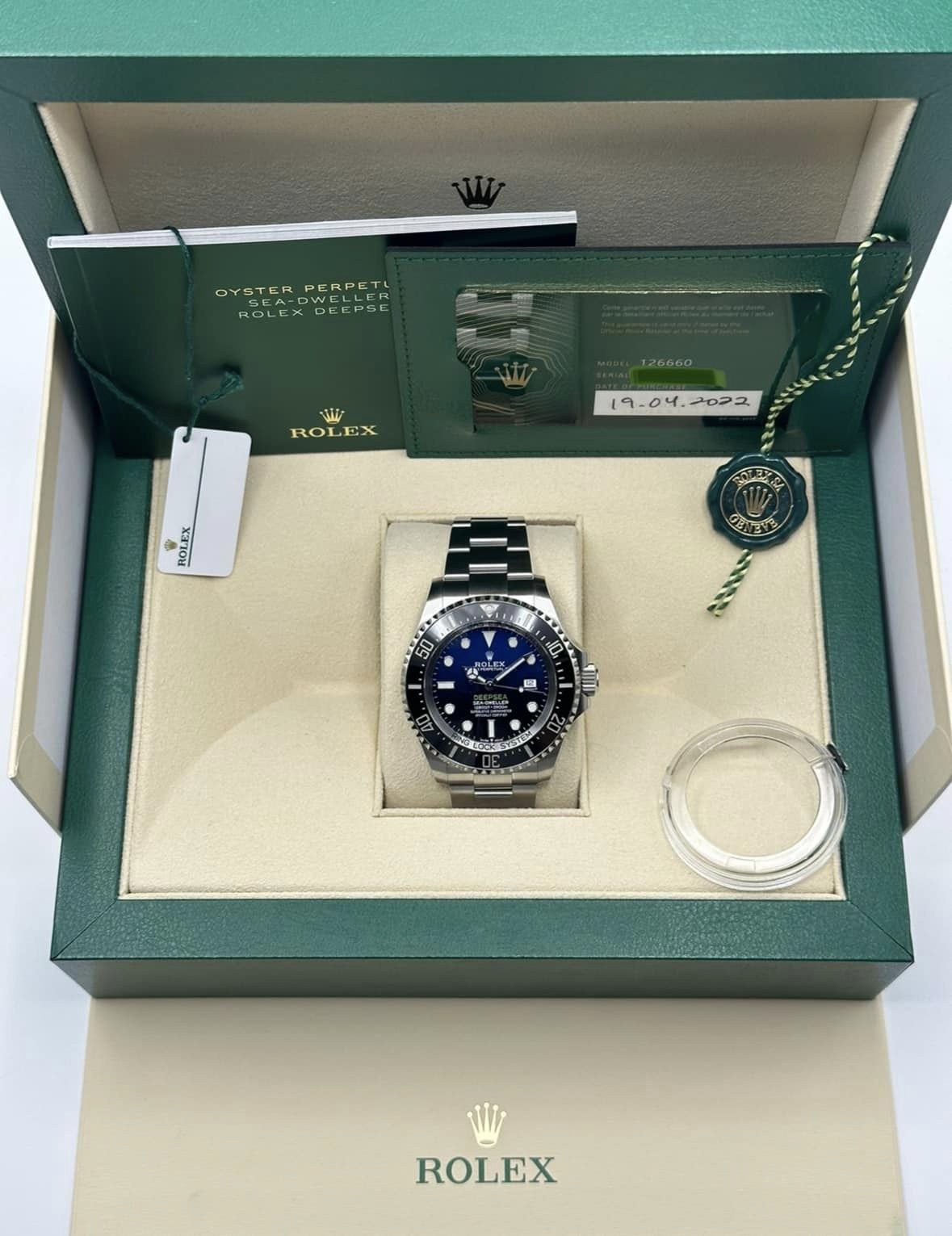 2022 Rolex SeaDweller "James Cameron" 126660 Stainless Steel Blue Dial - MyWatchLLC