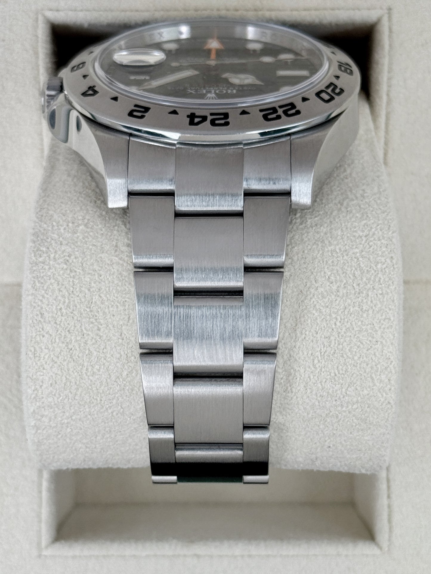 2012 Rolex Explorer II 42mm 216570 Stainless Steel Black Dial