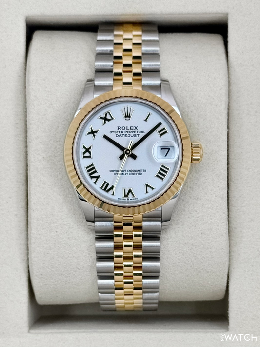 NEW 2026 Rolex Datejust 31mm 278273 Two-Tone Jubilee White Dial
