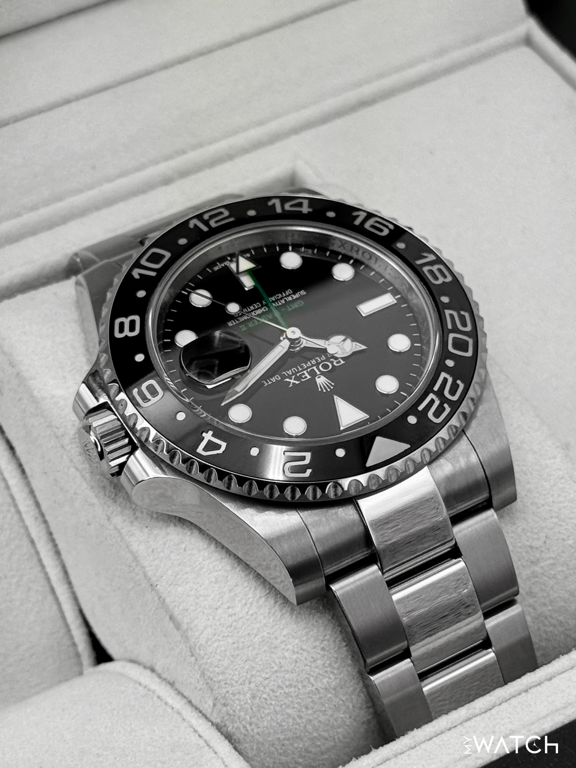 2014 Rolex GMT-Master II 40mm 116710LN Stainless Steel Black Dial - MyWatchLLC