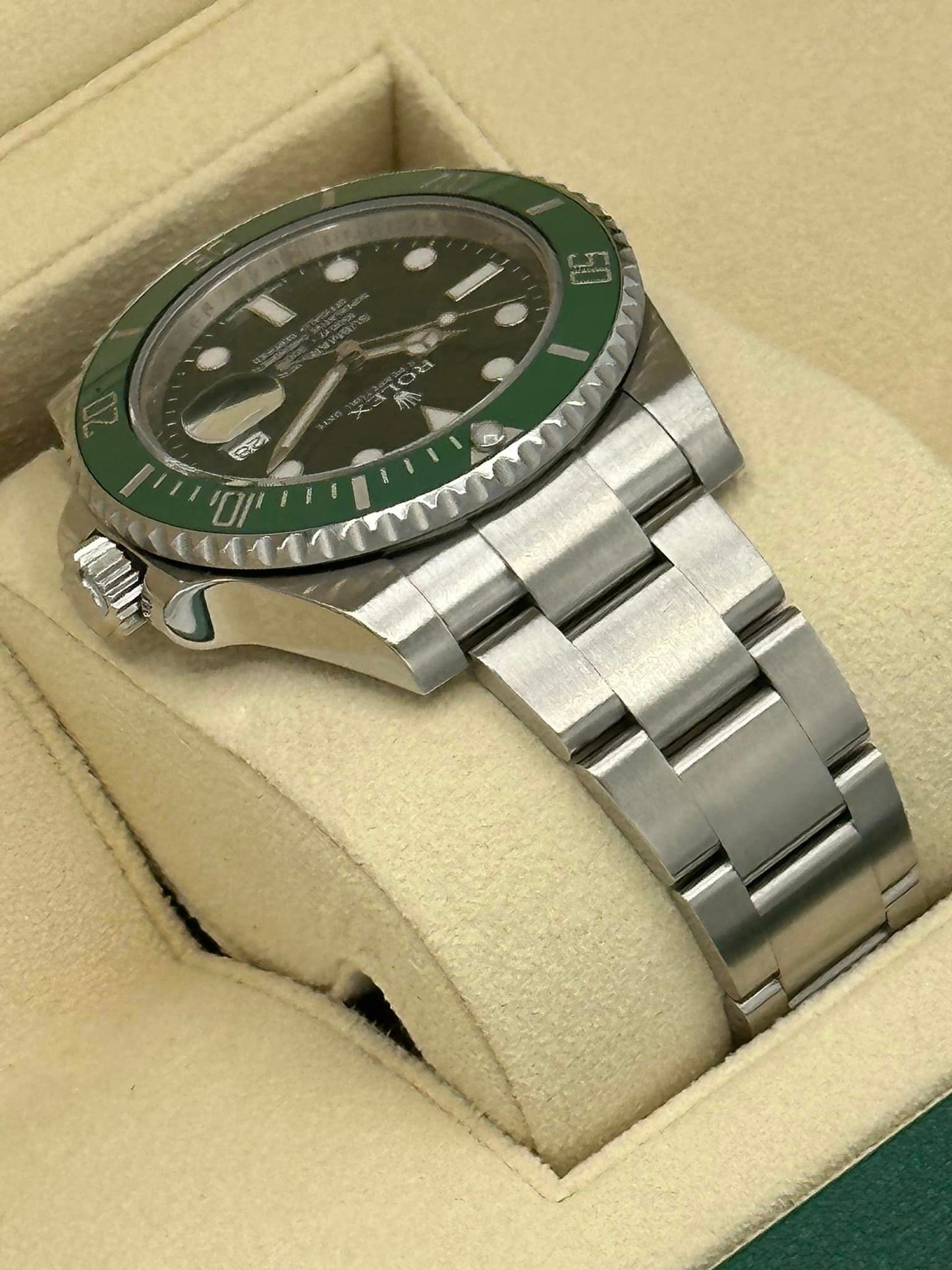 Rolex Submariner "Hulk" 116610LV Stainless Steel Oyster Green Dial - MyWatchLLC