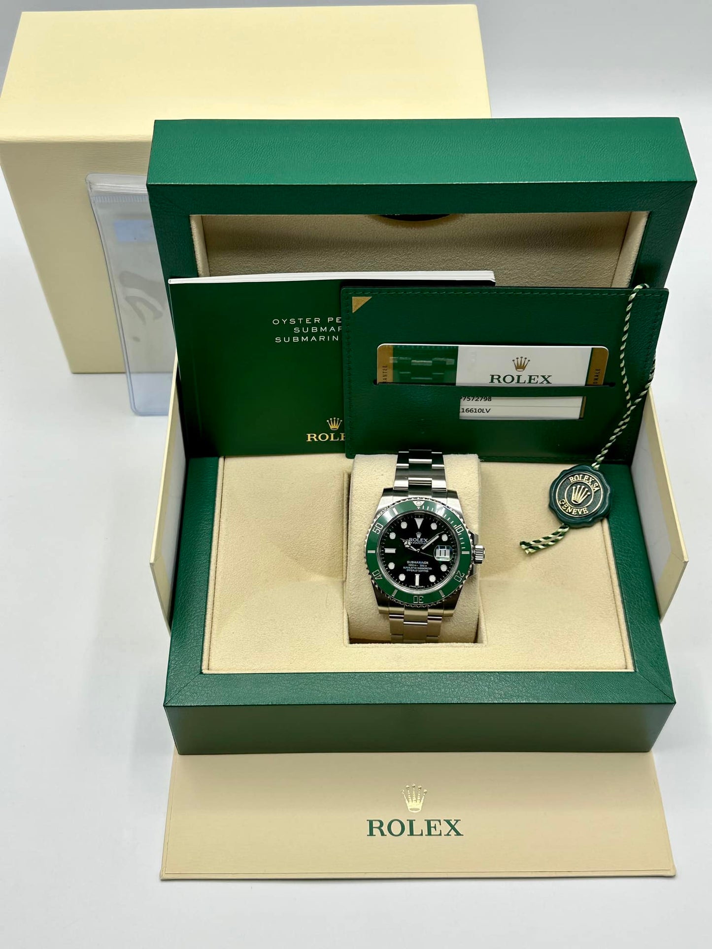 2016 Rolex Submariner "Hulk" 116610LV Stainless Steel Green Dial - MyWatchLLC