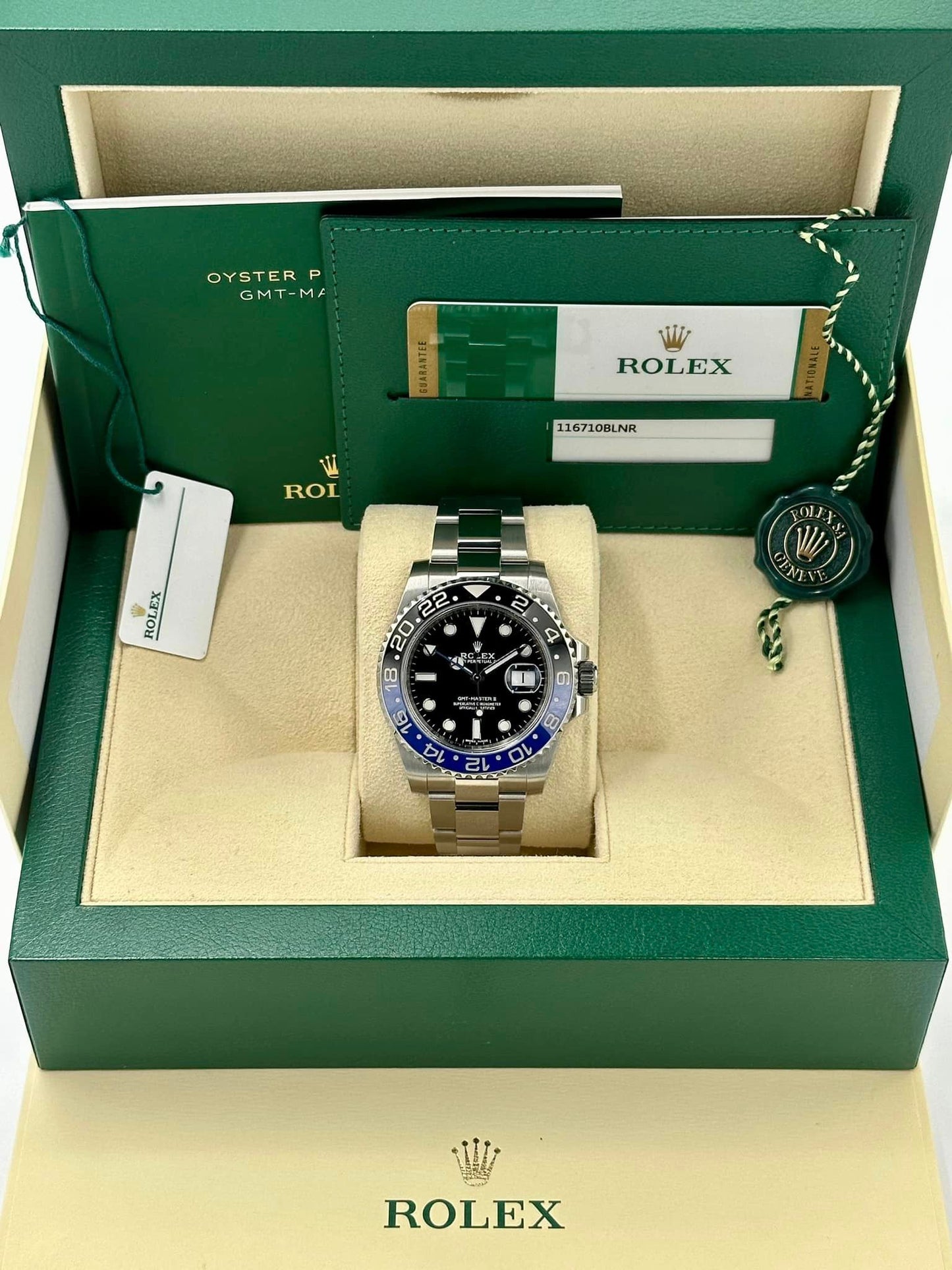 2018 Rolex GMT Master II "Batman" 116710BLNR Stainless Steel Oyster - MyWatchLLC