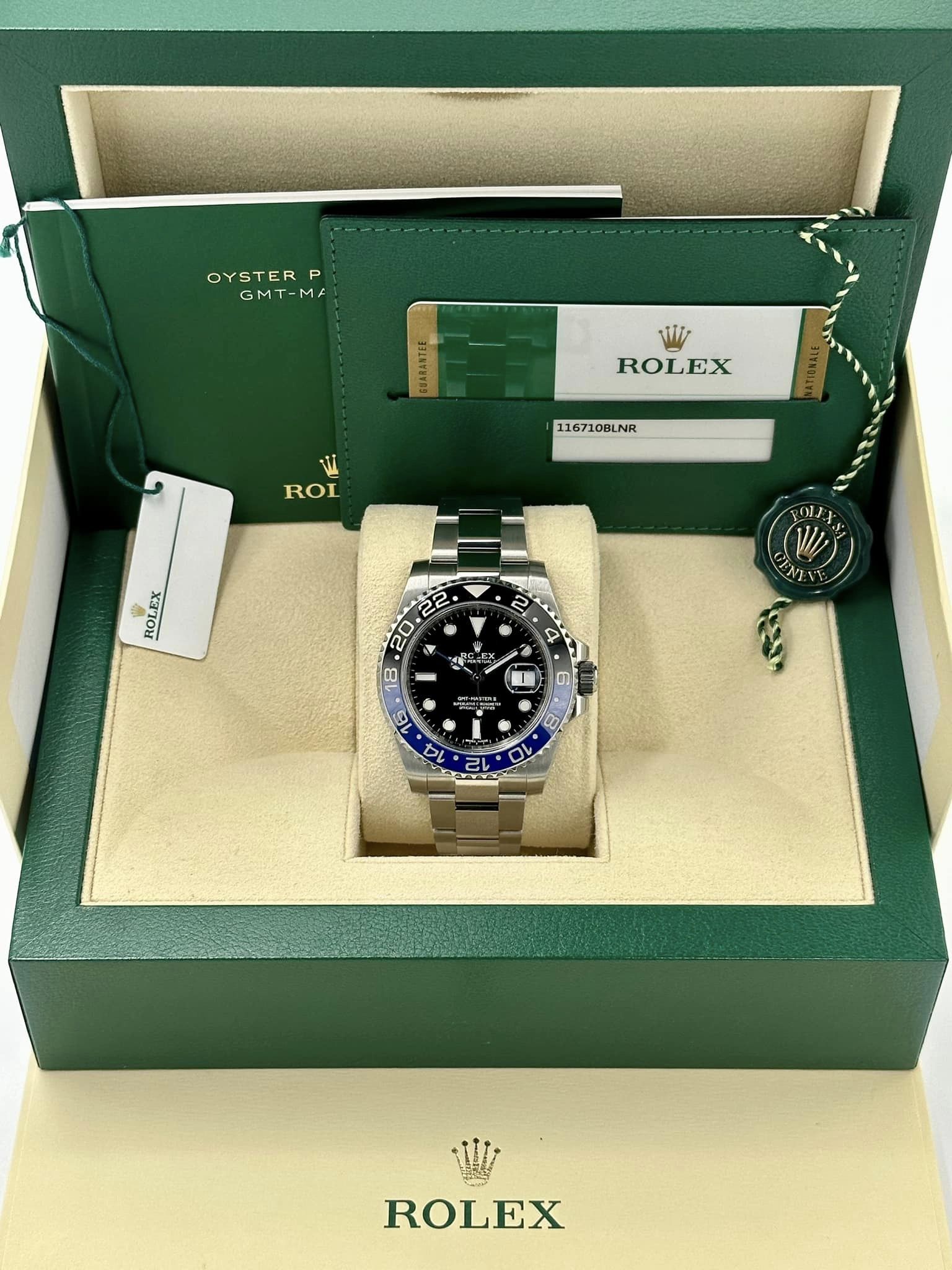 2018 Rolex GMT Master II "Batman" 116710BLNR Stainless Steel Oyster - MyWatchLLC