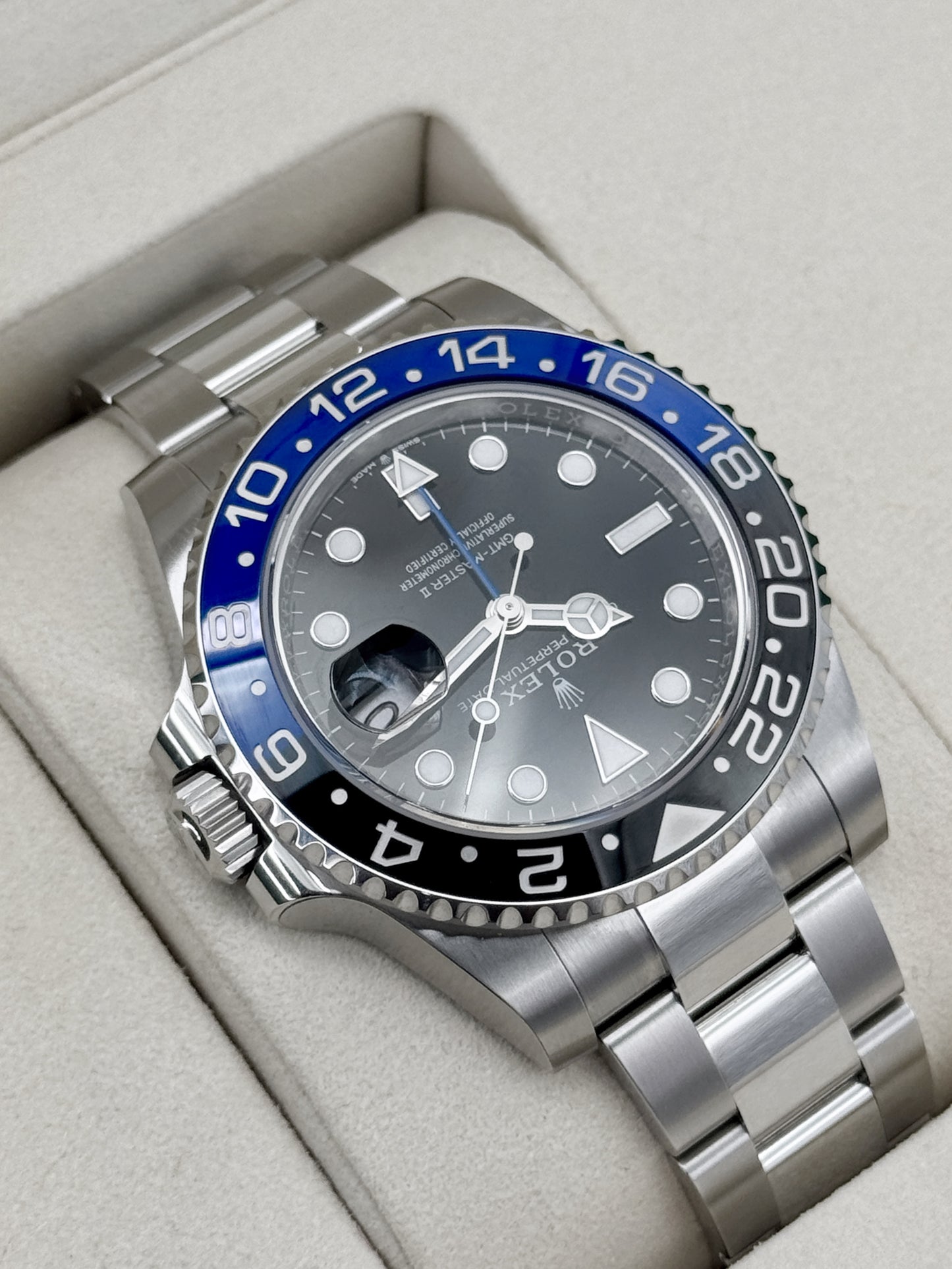 NEW 2026 Rolex GMT-Master II Batman 40mm 126710BLNR Oyster (NEW STYLE CARD)
