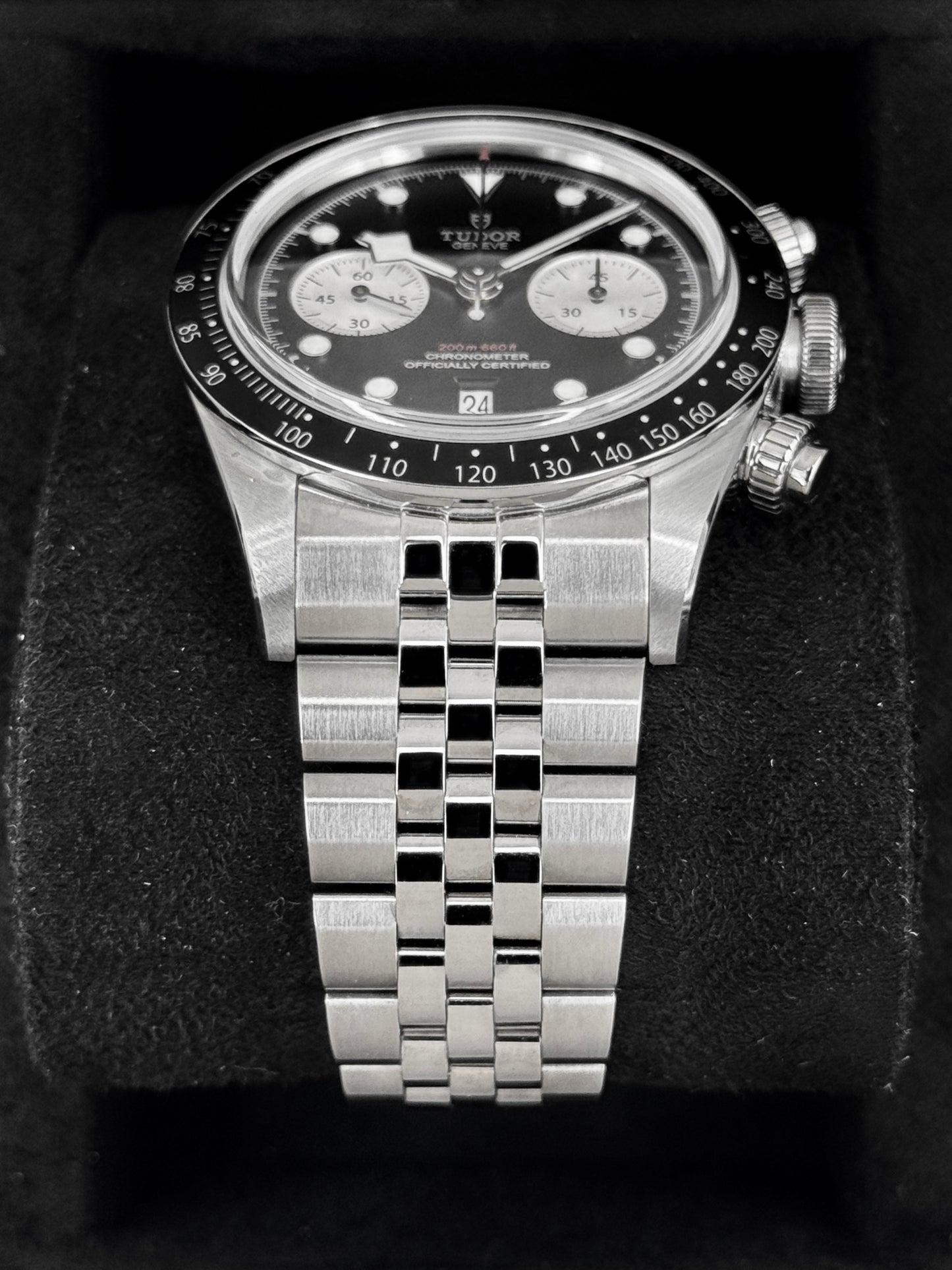 2025 Tudor Black Bay Chrono "Reverse Panda" 41mm 79360N Stainless Steel Black Dial