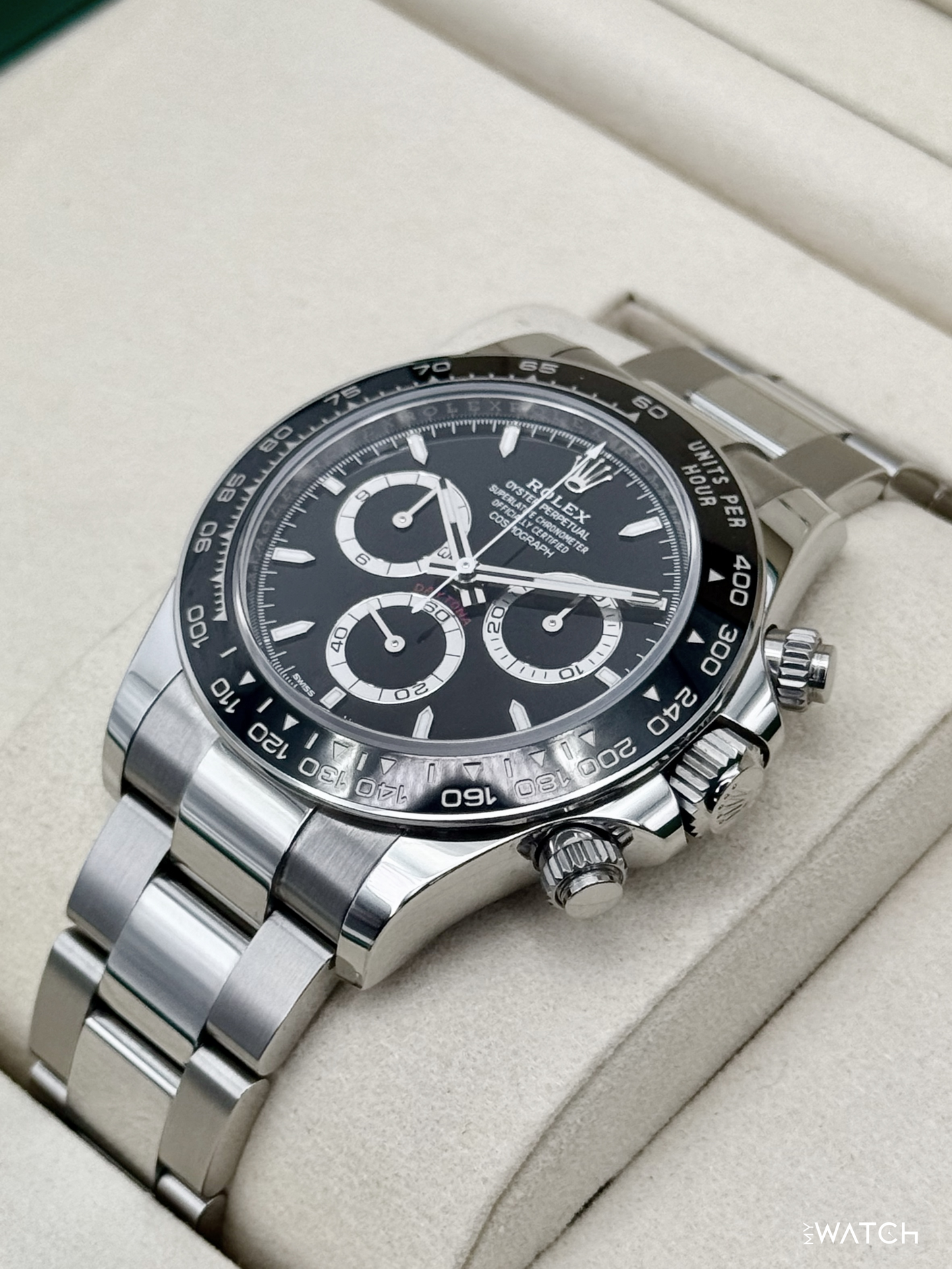 2025 Rolex Daytona 40mm 126500LN Stainless Steel Black Dial - MyWatchLLC