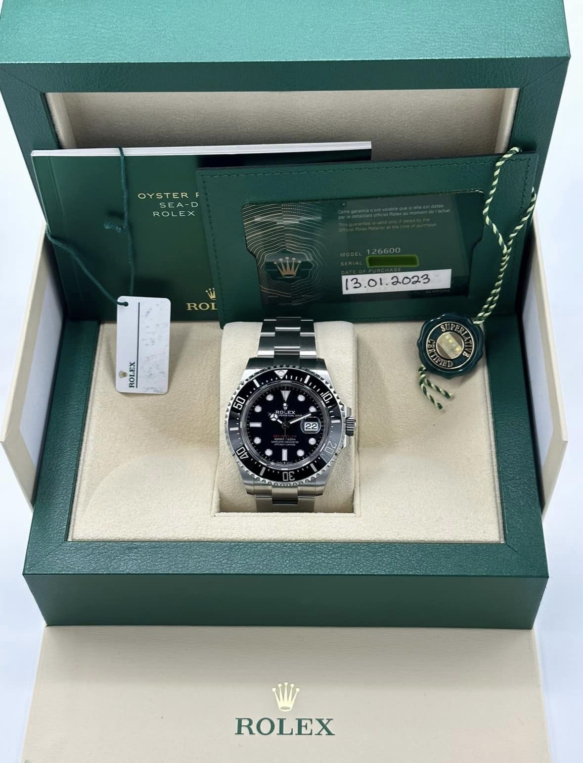 2023 Rolex Sea-Dweller 43mm 126600 Black Dial - MyWatchLLC