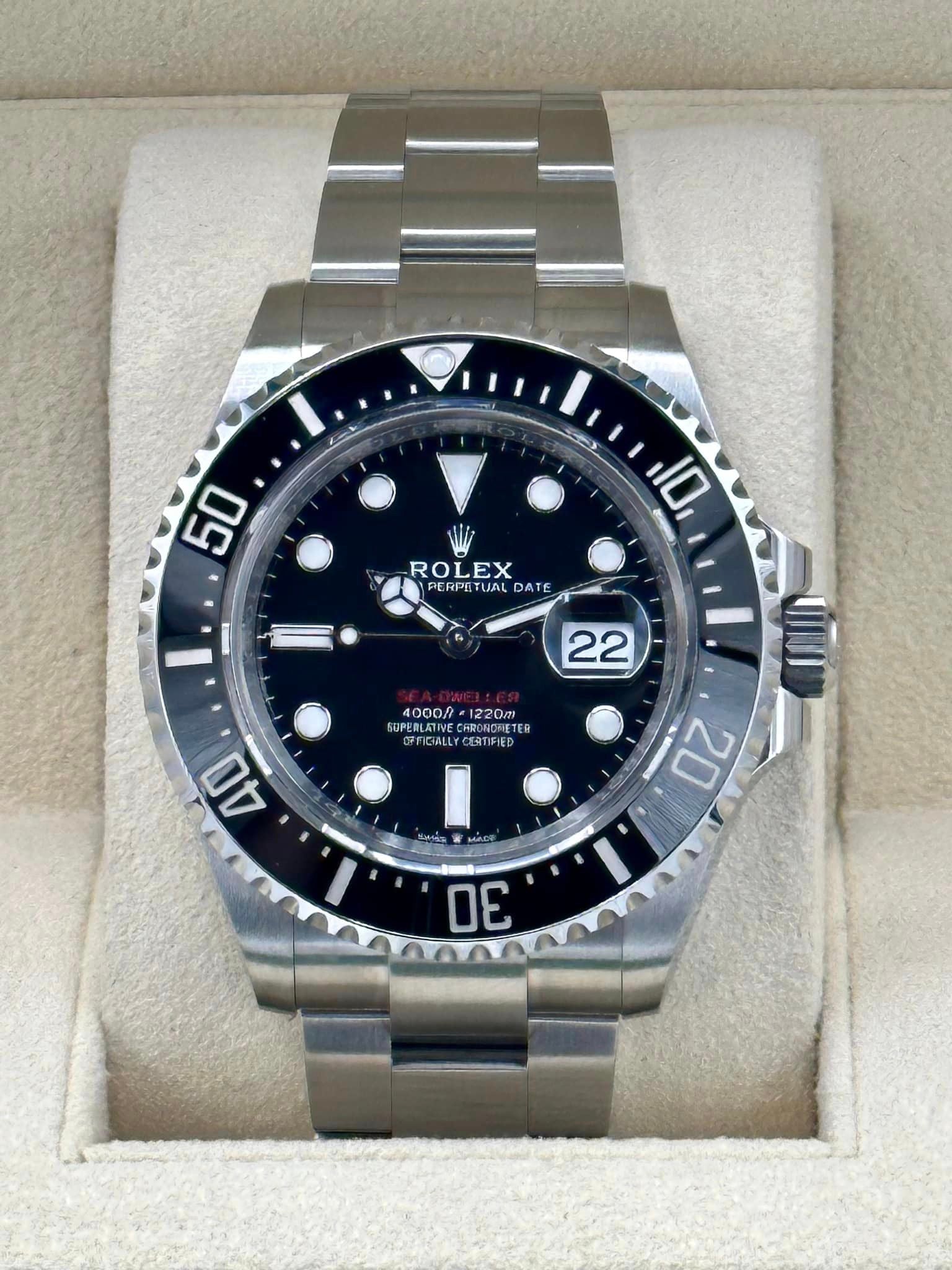 2023 Rolex Sea-Dweller 43mm 126600 Black Dial - MyWatchLLC