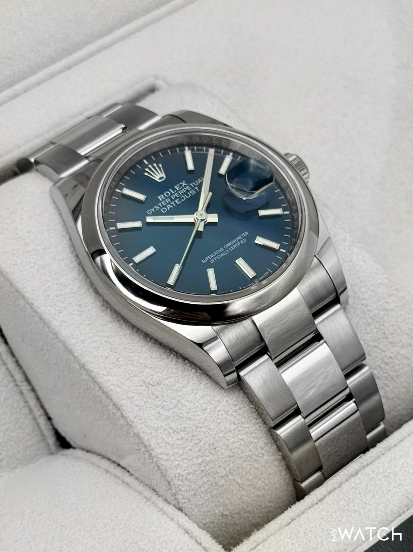 NEW 2025 Rolex Datejust 36mm 126200 Stainless Steel Oyster Blue Dial