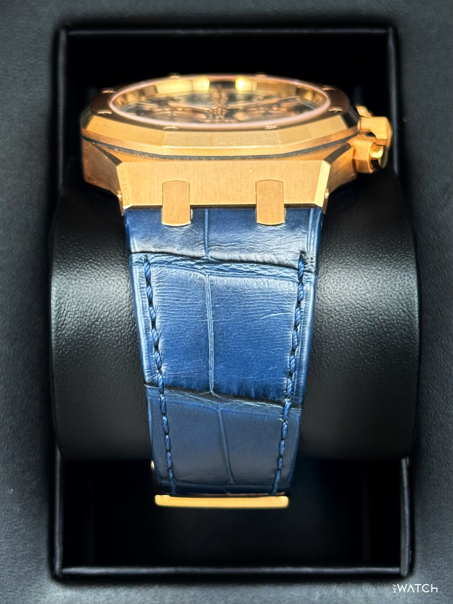 2021 Audemars Piguet Royal Oak Chronograph 41mm 26331OR Rose Gold Blue Dial