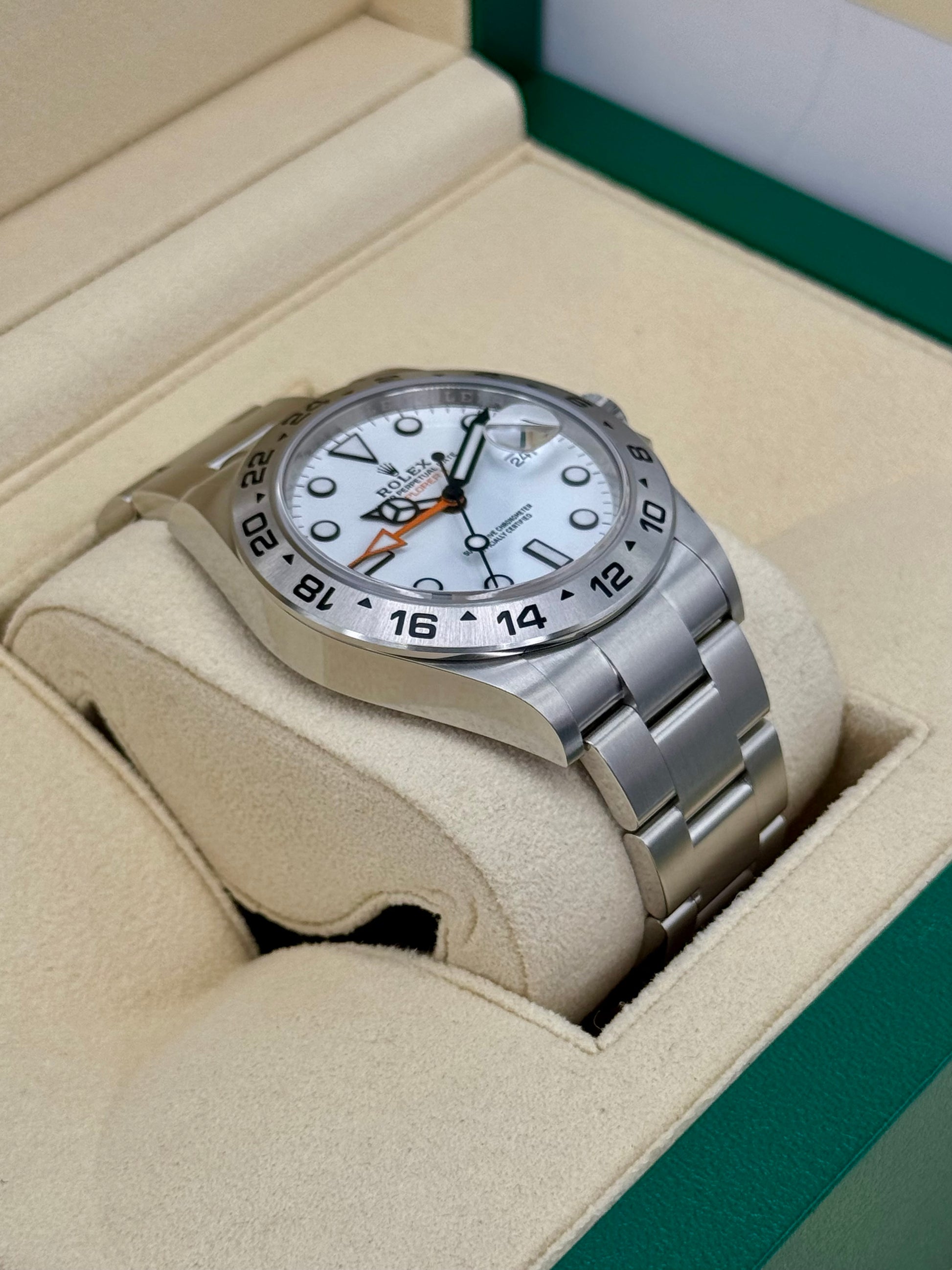 NEW 2025 Rolex Explorer II 42mm 226570 Polar White Dial - MyWatchLLC