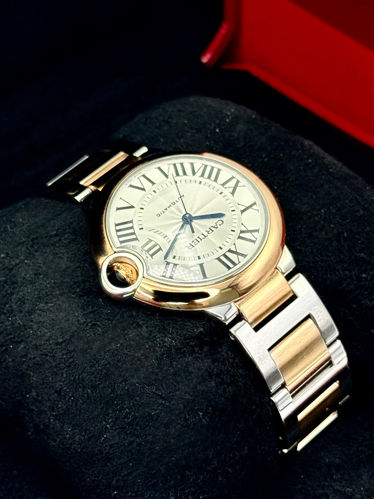 2024 Cartier Ballon Bleu de Cartier 36mm W2BB0033 Two-Tone Silver Dial