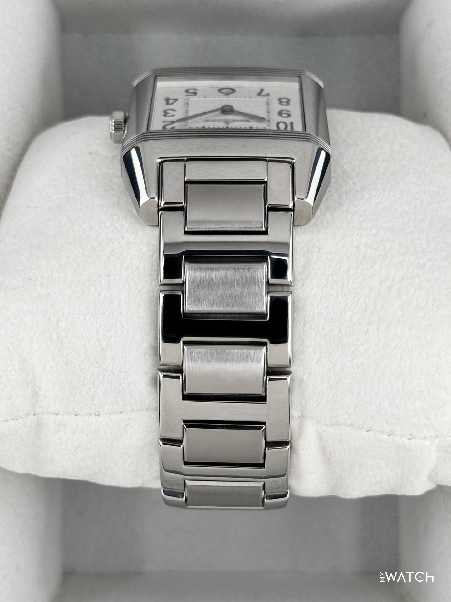 2026 Jaeger-Coultre Reverso Squadra 29mm 234.8.66 Stainless Steel White Dial - MyWatchLLC