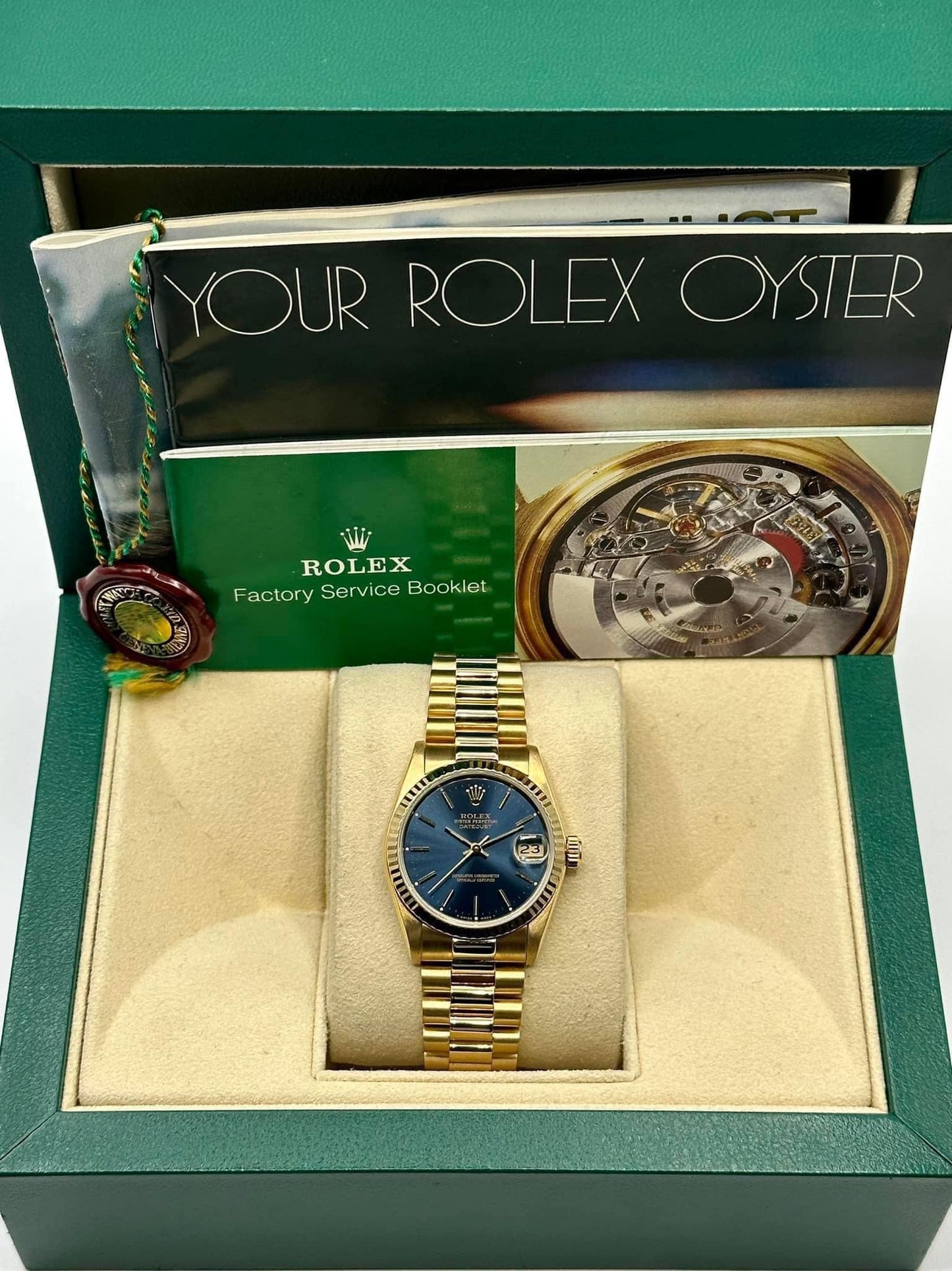 Rolex Datejust Presidential 31mm 68278 Blue Stick Dial - MyWatchLLC