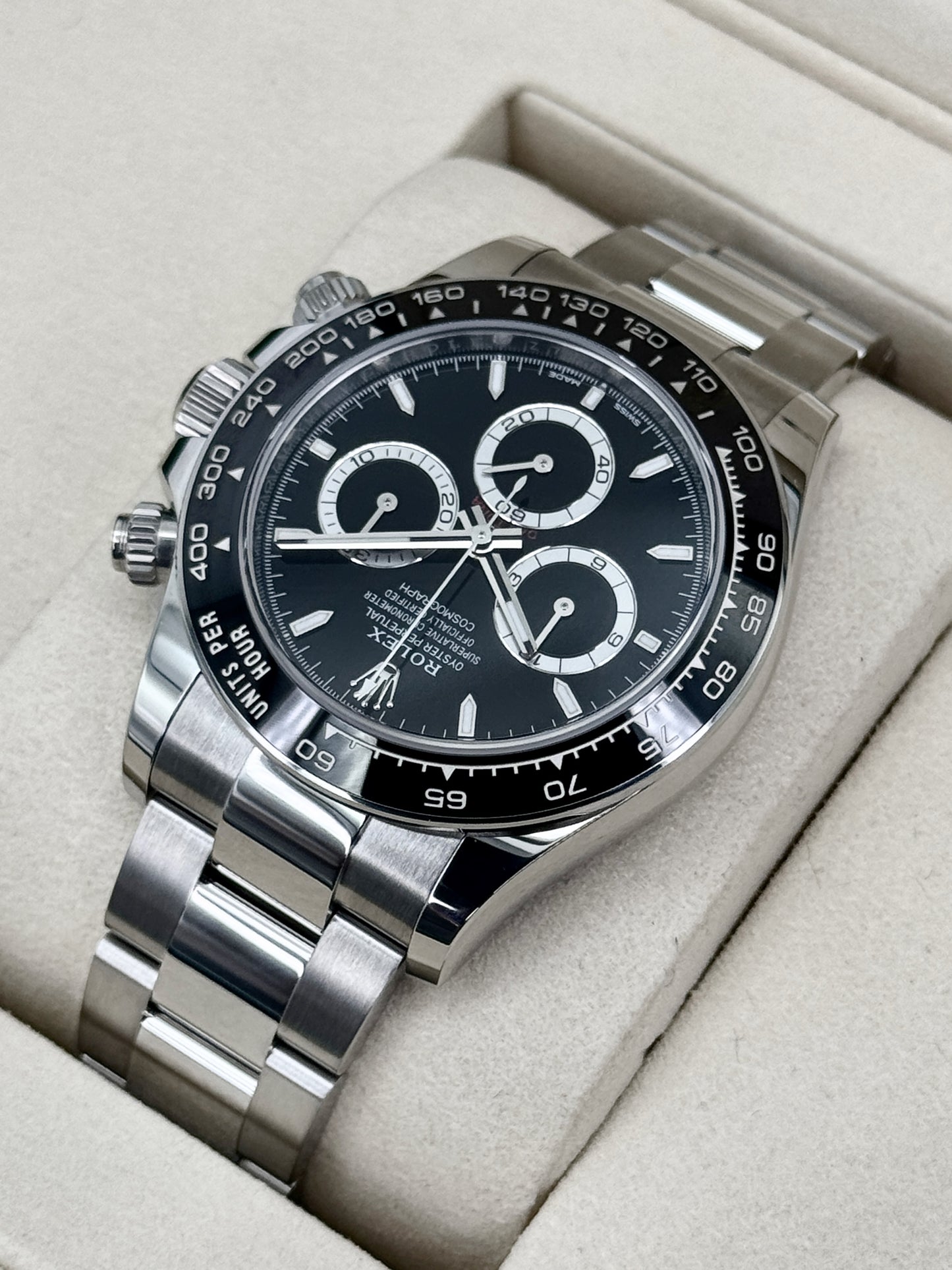 NEW 2025 Rolex Daytona 40mm 126500LN Stainless Steel Black Dial