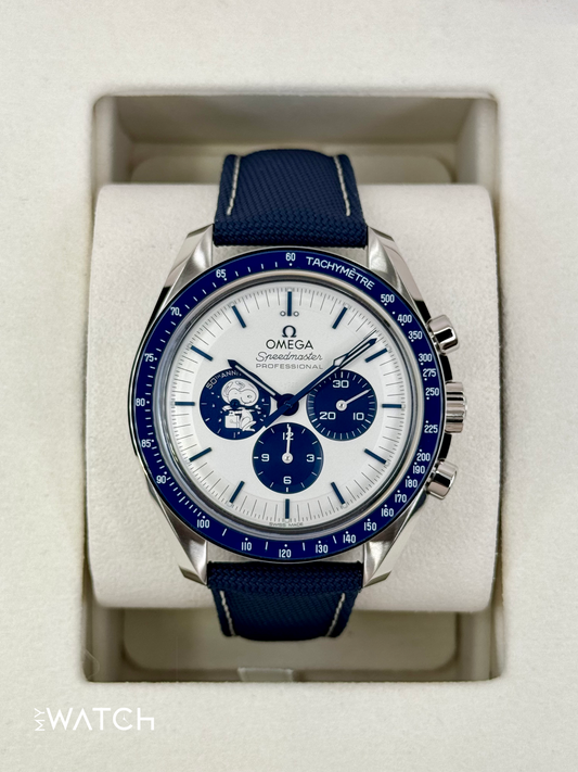NEW 2025 Omega Speedmaster Silver Snoopy Award 310.32.42.50.02.001