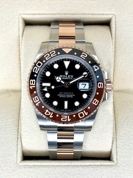 NEW 2024 Rolex GMT-Master II "Rootbeer" 40mm 126711CHNR Two-Tone