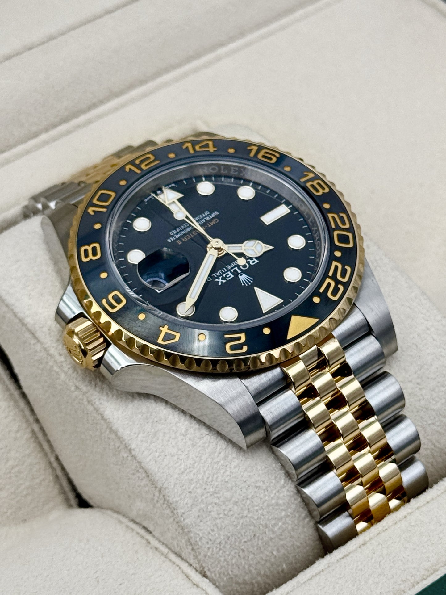 2024 Rolex GMT-Master II 40mm 126713GRNR Two-Tone Jubilee