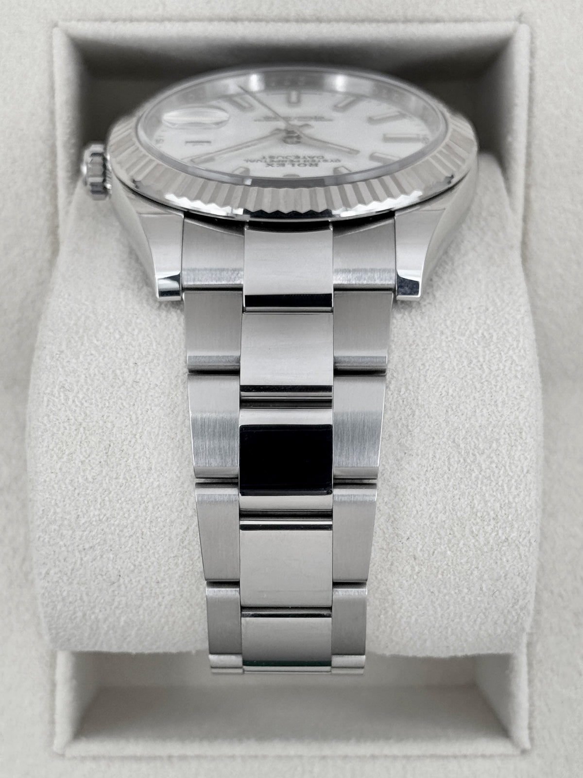 2022 Rolex Datejust 41mm 126334 Stainless Steel Oyster White Dial