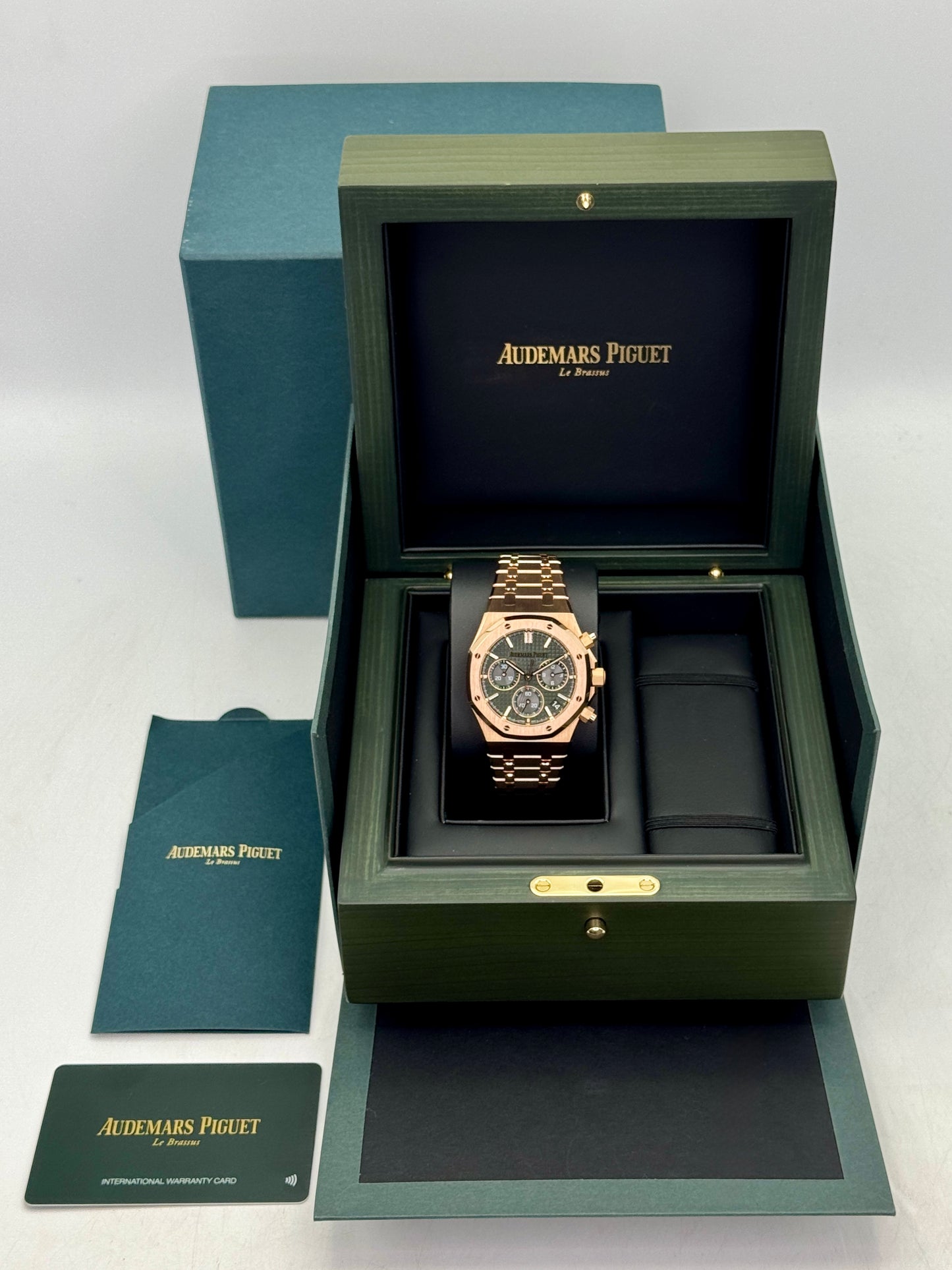 2024 Audemars Piguet Royal Oak Chronograph 41mm 26240OR Green Dial