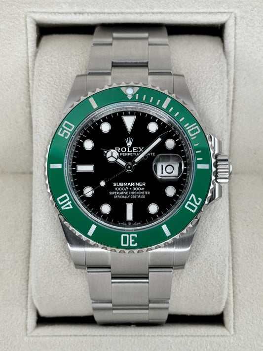 2021 Rolex Submariner "Starbucks" 41mm 126610LV Black Dial