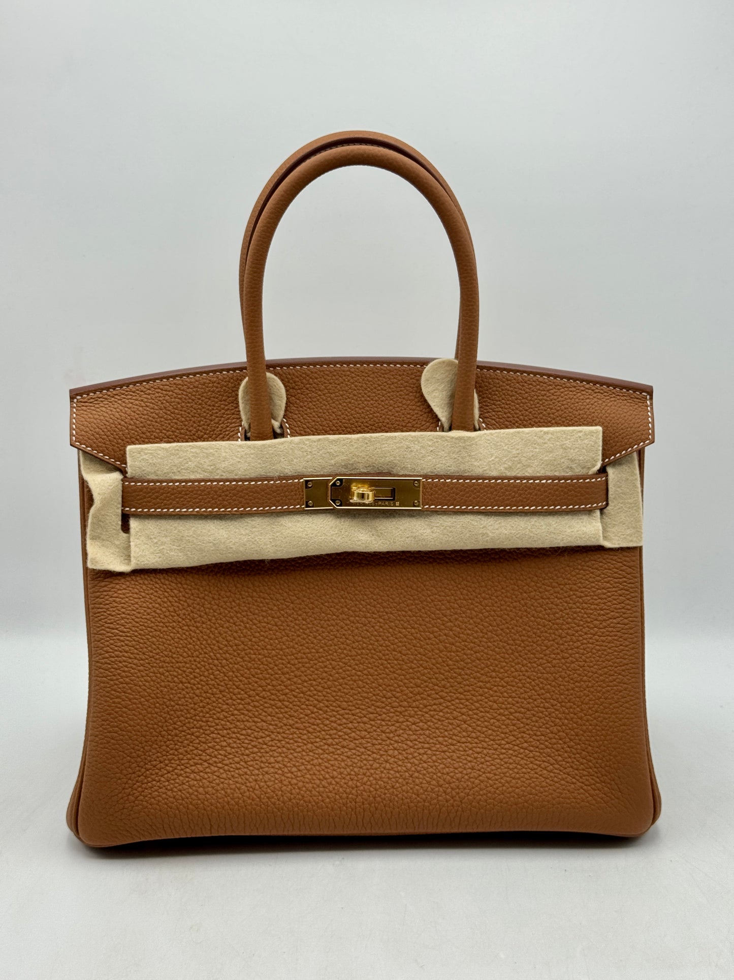 NEW Hermès Birkin 30 Handbag Togo Gold Hardware GHW Handbag