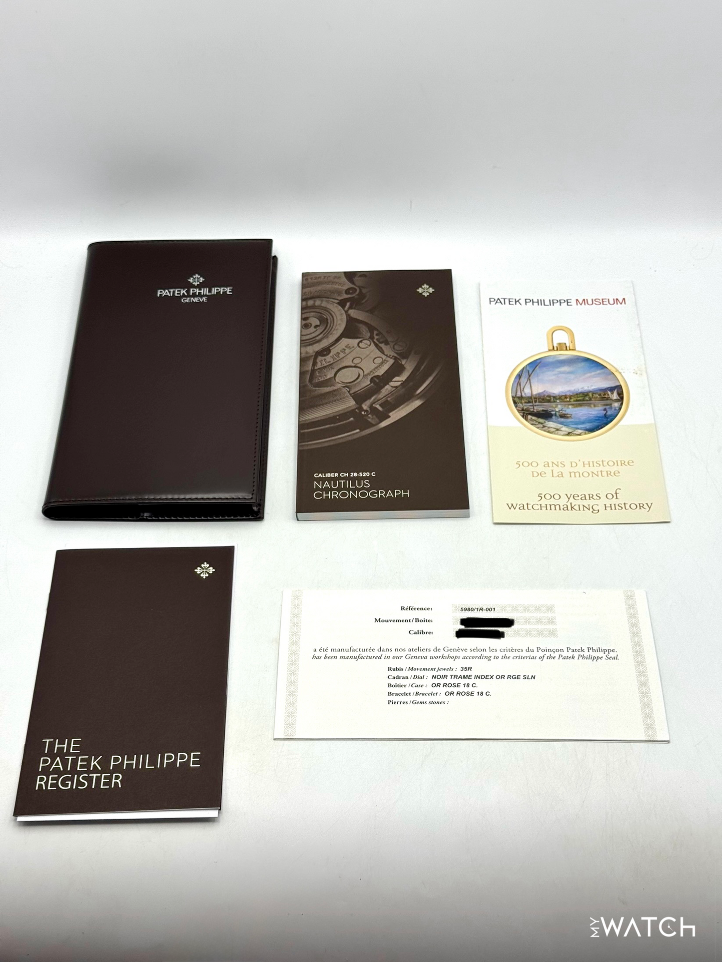 2023 Patek Philippe Nautilus Chrono 40.5mm 5980/1R Rose Gold Gray Dial