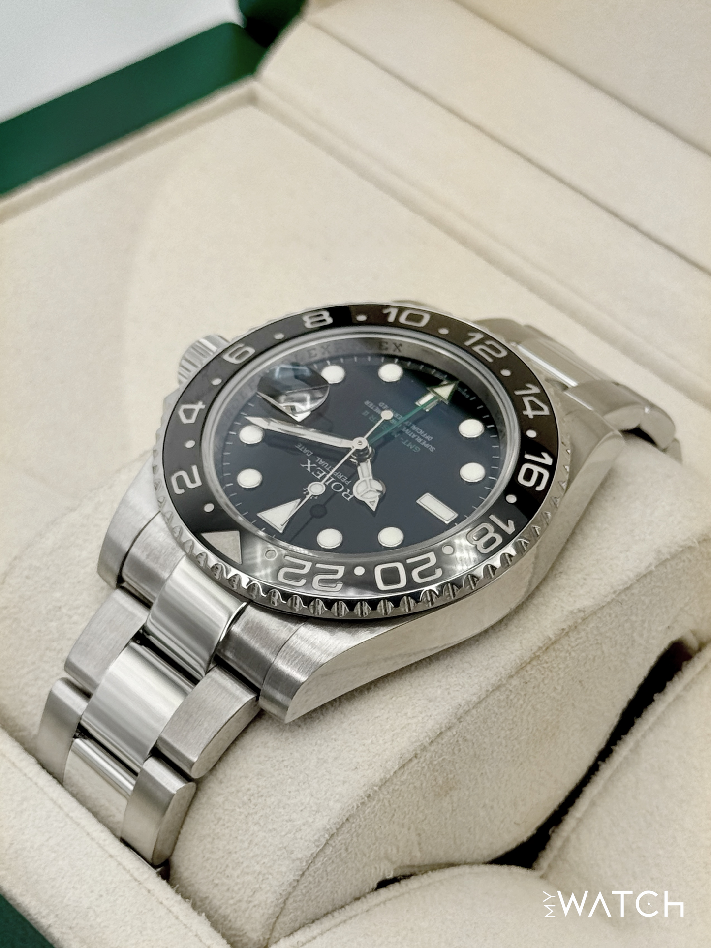 2007 Rolex GMT-Master II 40mm 116710LN Stainless Steel Black Dial