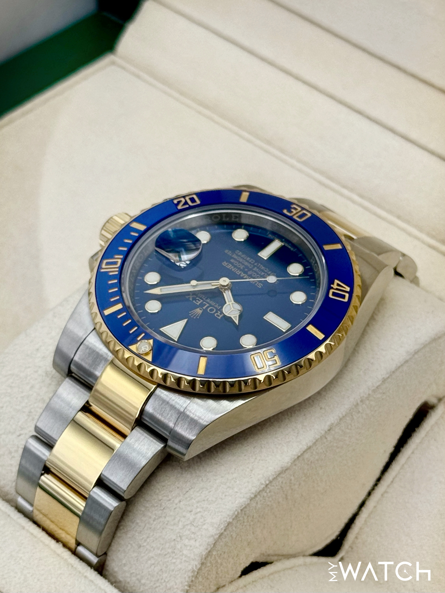 2019 Rolex Submariner "Bluesy" 40mm 116613LB Two-Tone Blue Dial