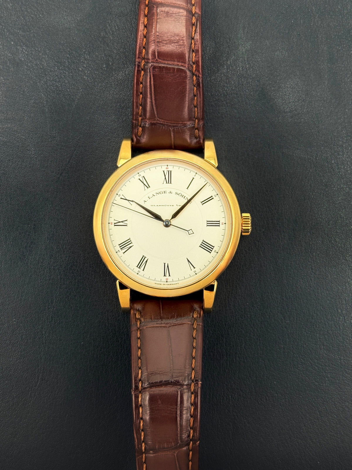 2007 A. Lange & Söhne Richard Lange 40.5mm 232.032 Rose Gold Silver Dial